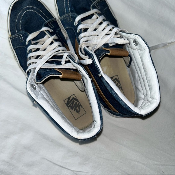 High Top Men’s Vans Denim and Brown - Picture 7 of 8